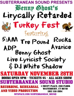 Benny Ghost's Lirycally Retarded Turkey Fest